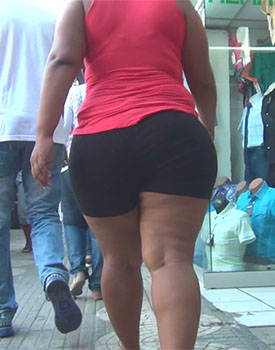 Fat Ass In Shorts