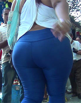 Tight Blue Trousers