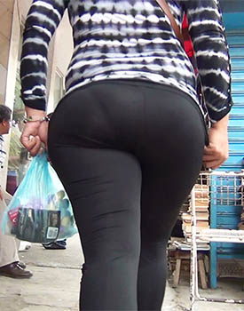 Spandex Ass With VPL