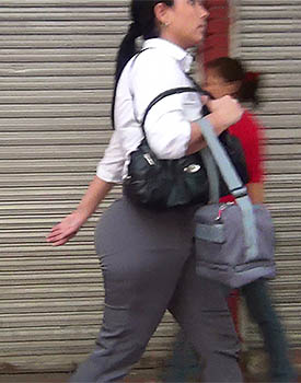 Round Booty In Trousers