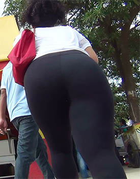 Gordo Culo En Leggings